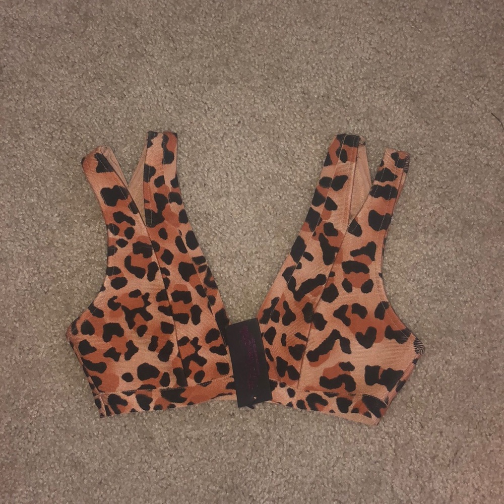 Leopard Print Crop Top